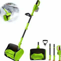 Trådlös Snöborste, 550W Borstlös Motor, 30 cm Borstbredd,Set-Utan Batteri, EU, Elektrisk