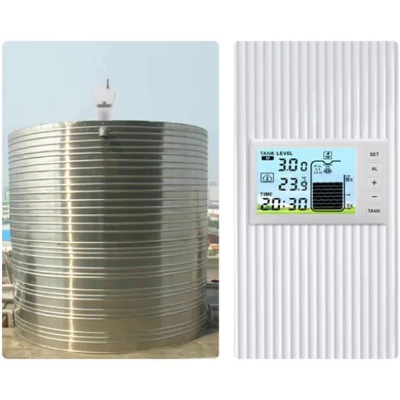 Trådlös vattensensor med larm - mäter vattennivå