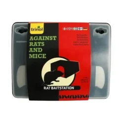 Trinol Råttbeteslåda Inkl. fodertråg & giftstav Låsbar låda, återanvändbar