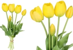 TULPANBUKETT MED TULPANER GUMMIBELAGDA GUMMISILIKONLIKT LIV