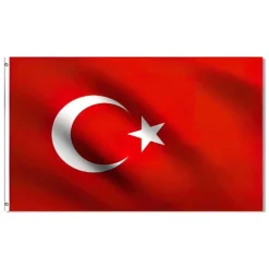 Turkiet Flagga - 150 x 90 cm
