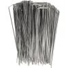 U-formade galvaniserade trädgårdsstakar - 100 pack - 3 mm tjocklek