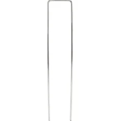 U-formade galvaniserade trädgårdsstakar - 100 pack - 3 mm tjocklek