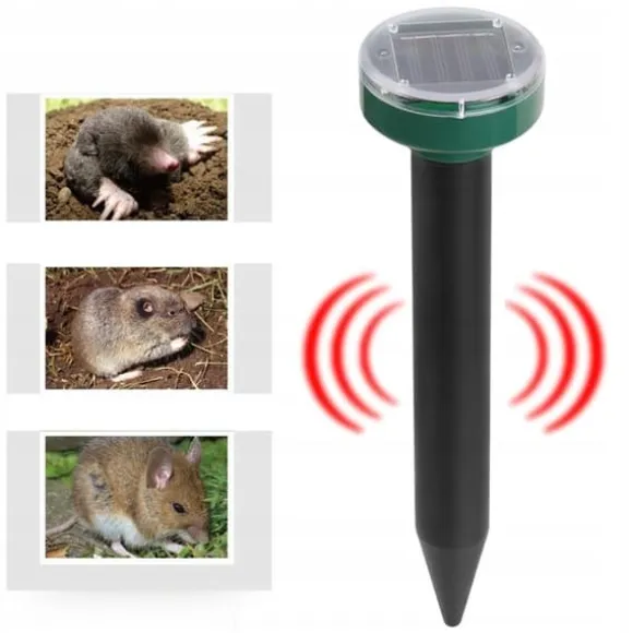 ULTRALJUDS SOLREPELLER FÖR MULLVOLLES RÅTTOR ORMER SKADDYRELSER