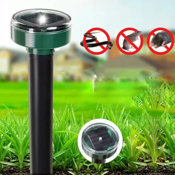 ULTRALJUDS SOLREPELLER FÖR MULLVOLLES RÅTTOR ORMER SKADDYRELSER