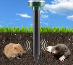 ULTRALJUDS SOLREPELLER FÖR MULLVOLLES RÅTTOR ORMER SKADDYRELSER