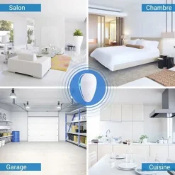 Ultraljudsmyggavvisare TD® 2 paket Fransk märke Elektrisk kontakt Ultraljud mot insekter möss spindlar camping