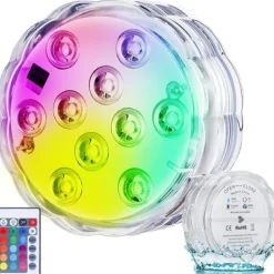 Undervattenslampa / LED Poolbelysning - RGB