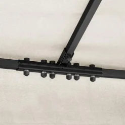 Uniprodo - Trädgårdspaviljong - 3 x 4 m - 160 g/m² - Gräddfärgad