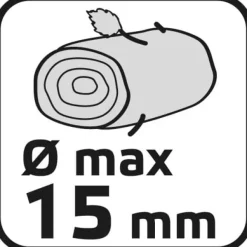 Universal trädgårdssekatör 220 mm, skärdiameter 15 mm