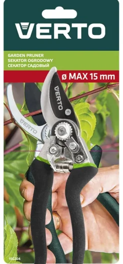 Universal trädgårdssekatör 220 mm, skärdiameter 15 mm