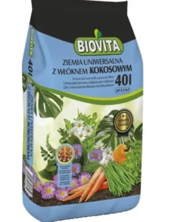 Universaljord med kokosfiber 40L Naturligt substrat