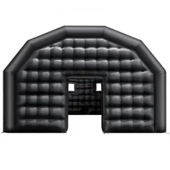 Uppblåsbar nattklubb 9x6x4 m svart, Oxford-tyg