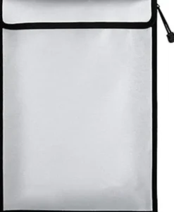 Uppgraderad brandsäker dokumentväska med dubbla fickor (2000℉) 28*38 cm, vattentät och brandsäker kontantväska med dragkedja, förvaringsväska för vik | CDON