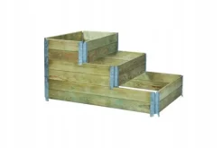 Upphöjd grönsaksbädd i trä 120x80x20