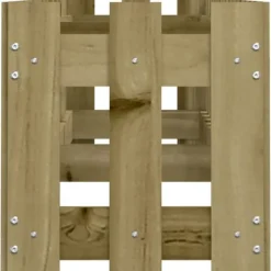 Upphöjd odlingslåda i impregnerad furu - Staket-design | Storlek: 200x30x30 cm