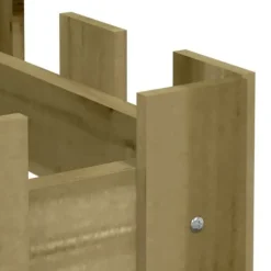 Upphöjd odlingslåda i impregnerad furu - Staket-design | Storlek: 200x30x30 cm