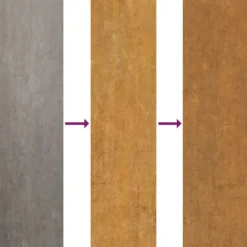 Upphöjd odlingslåda i rosttrögt stål - Hållbar och dekorativ | Storlek: 195x100x36 cm | Färg: Brunt