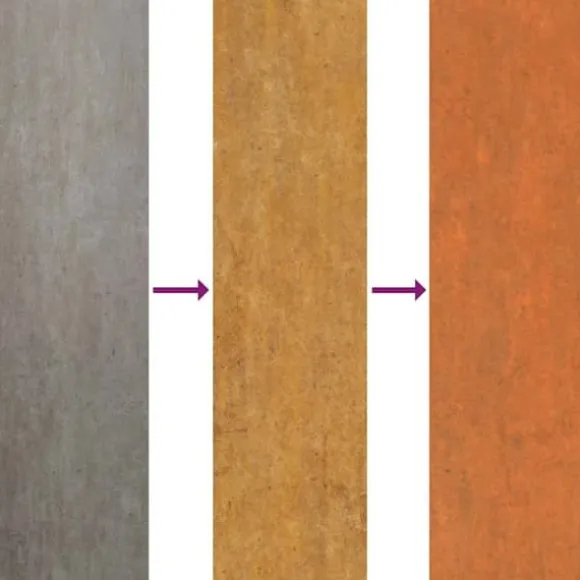 Upphöjd odlingslåda i rosttrögt stål - Långvarig och hållbar | Storlek: 400x80x45 cm | Färg: Brunt