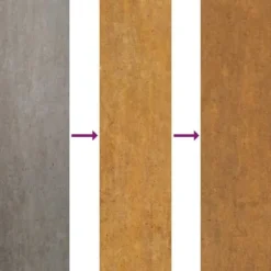 Upphöjd Odlingslåda i Rosttrögt Stål - Hållbar och Dekorativ | Storlek: 578x50x69 cm | Färg: Brunt