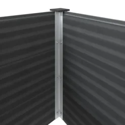 Upphöjd odlingslåda i WPC - Modern blom- och växtbädd | Färg: Grå | Storlek: 250x100x54 cm