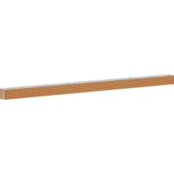 Upphöjd odlingslåda Ljusbrun 775 x 50 x 36 cm Galvaniserat Stål