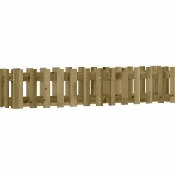 Upphöjd odlingslåda med staket-design i impregnerad furu | Storlek: 150x30x30 cm | Färg: Natur