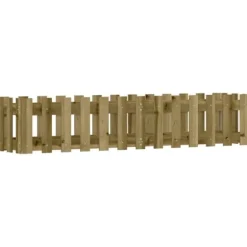 Upphöjd odlingslåda med staket-design i impregnerad furu | Storlek: 150x30x30 cm | Färg: Natur