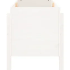 Upphöjd odlingslåda på ben i massiv furu | Storlek: 101x50x57 cm | Färg: Vit