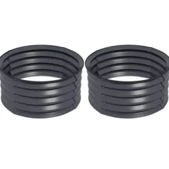 Upphöjd planteringslåda, 60x30 cm, Mörkgrå