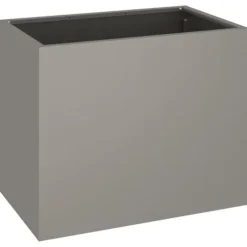 Urbana Trädgårdsplanterare i Väderbiten Stål | Storlek: 50x32x40 cm | Färg: Brun