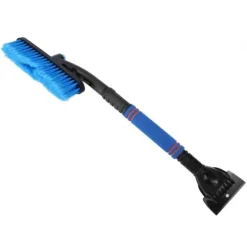 Utdragbar blå bilsnöborste isskrapa - 2-i-1 multifunktion för SUV-lastbil (55-70 cm)