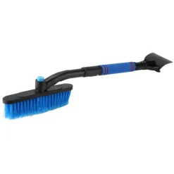 Utdragbar blå bilsnöborste isskrapa - 2-i-1 multifunktion för SUV-lastbil (55-70 cm)