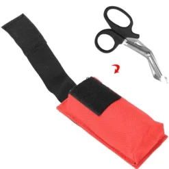 Utomhus bärbar Tourniquet-påse med Trauma Shear Strap - Röd