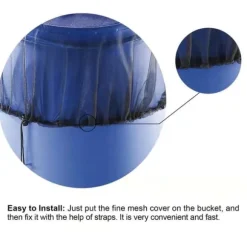 Utomhus Regnhink Nätskydd Hink Buggsäker Nätskydd Vattentank Skärmskydd Skyddskåpa Regnhink Filter Skyddskåpa