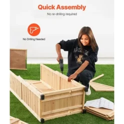 Utomhus Trä Förvaringsskjul, Vattentät Trädgårdsredskapsbod, Hållbar Kvalitet, Skydd för Redskap, Idealisk för Trädgården