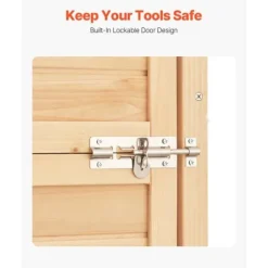 Utomhus Trä Förvaringsskjul, Vattentät Trädgårdsredskapsbod, Hållbar Kvalitet, Skydd för Redskap, Idealisk för Trädgården