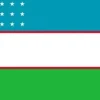 Uzbekistan flagga