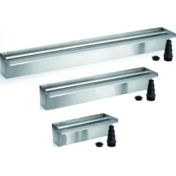 Vattenfall 90 Oase blad i rostfritt stål - Grå