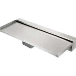 Vattenfallutlopp, 60x26x8 cm, Silver, Rostfritt stål