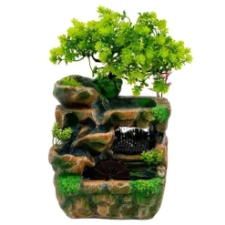 Vattenfontän, Bordsdesign, Justerbar Vattenflöde,grön