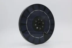 Vattenfontän solcellsdriven 18 cm med vit LED-belysning