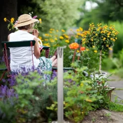 Vattenkran med slanghållare, 66x30x15 cm, Silver