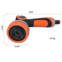 Vattenpistol - 10 bevattningslägen, multifunktionell trädgårdsspruta, lämplig för rengöring av bilar och trädgårdar