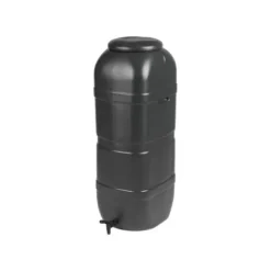 Vattentank - STRATA - Slimine vattentunna - 100L - 36cm L x 32cm B x 96cm H - Svart