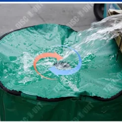 Vattentank - TD® - Hopfällbar 500L - Hållbar PVC - Grön färg - Multifunktionell