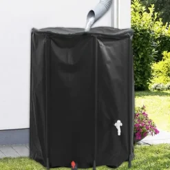 Vattentank med kran vikbar 750 L PVC