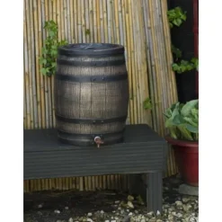 Vattenuppsamlare - NATURE - Tunna - 50 liter - Rotationsgjuten PE - Tillbehör ingår