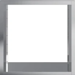 Vedställ i galvaniserat stål för vedförvaring | Storlek: 100x40x100 cm