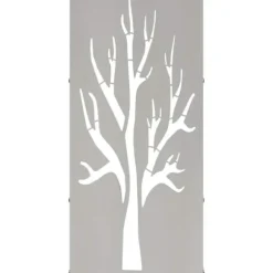 Vedställ i rostfritt stål - Hålla veden torr och organiserad | Storlek: 40x30x80 cm